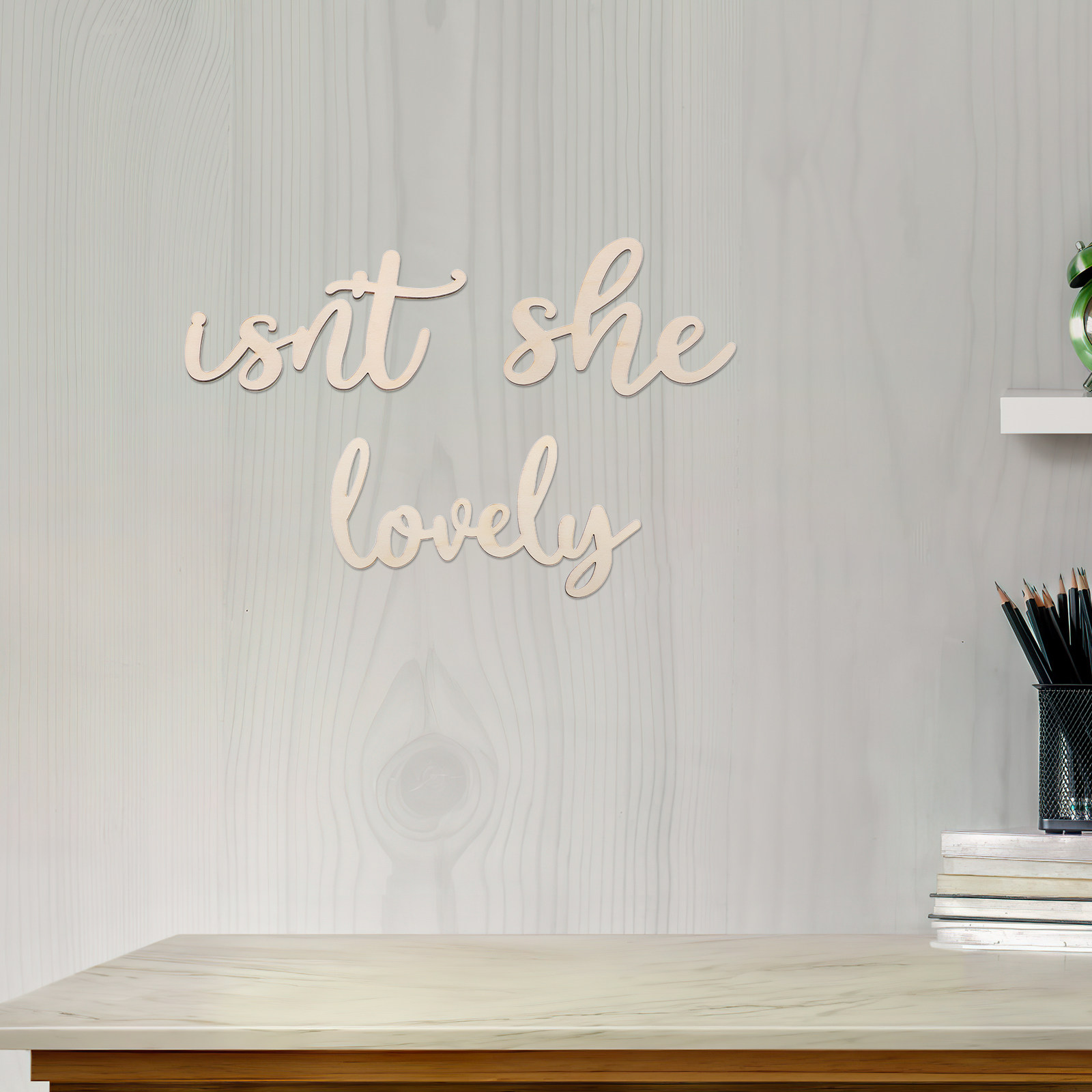 Baby Nursery Sign - Wood Sign Wooden Wall Sticker Baby