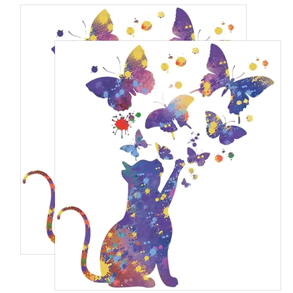 2 Sheets Home Decor Butterfly  - Wall Decal Nursery 评论和价格