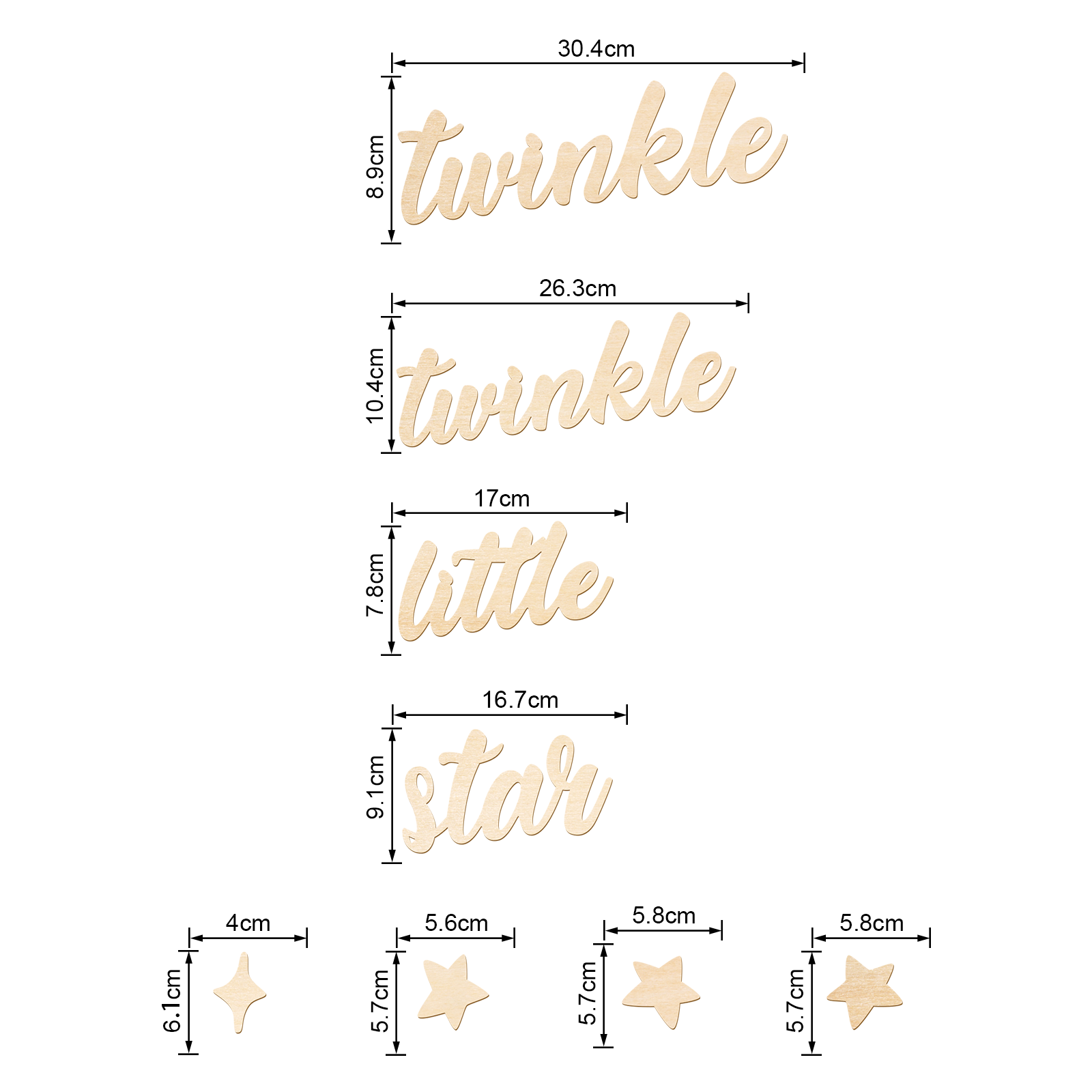 Twinkle Twinkle Little Star Wo - Baby Nursery Sign 评论和价格