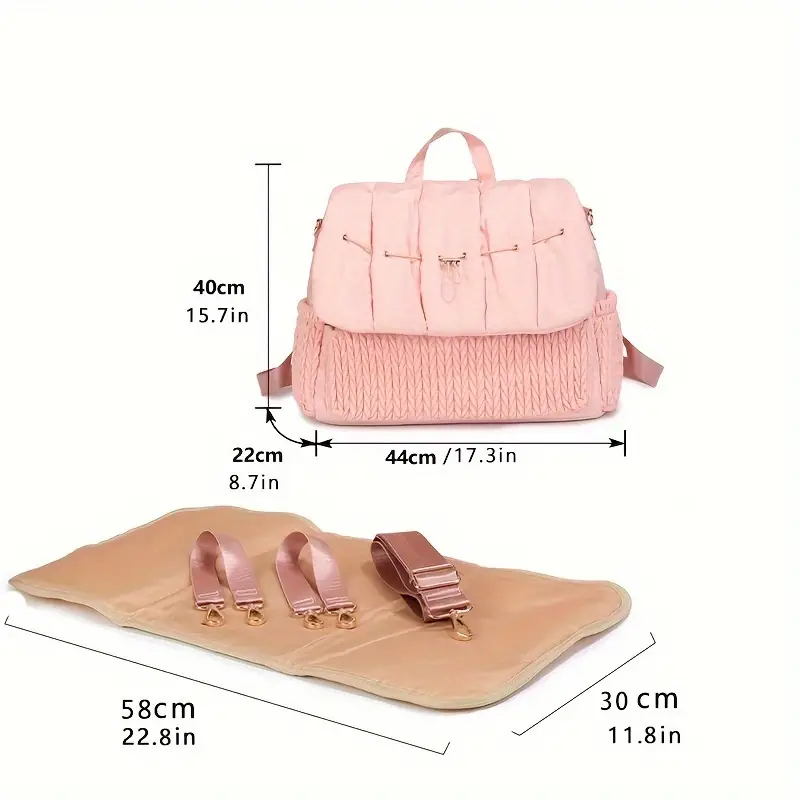 Large Capacity Diaper Stroller - Baby Nursery Backpack 评论和价格