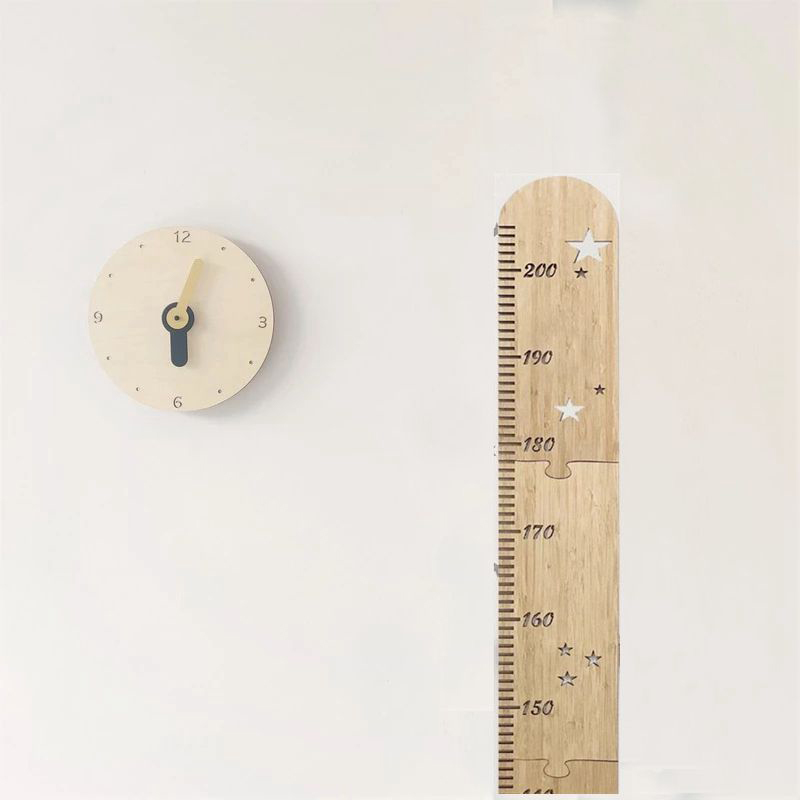 5 Sheets Nordic Wooden Kids He - Wall Decal Nursery 评论和价格