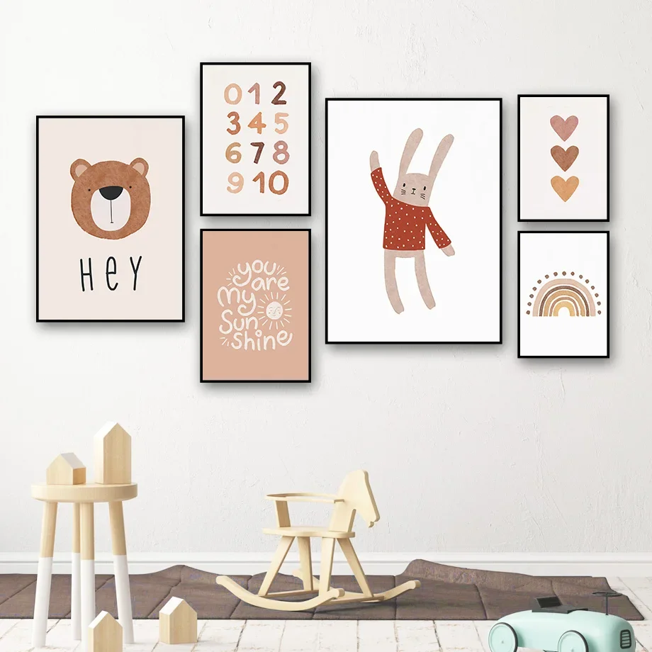 1PC--Nordic Style Cute Cartoon - Baby Nursery Themes 评论和价格