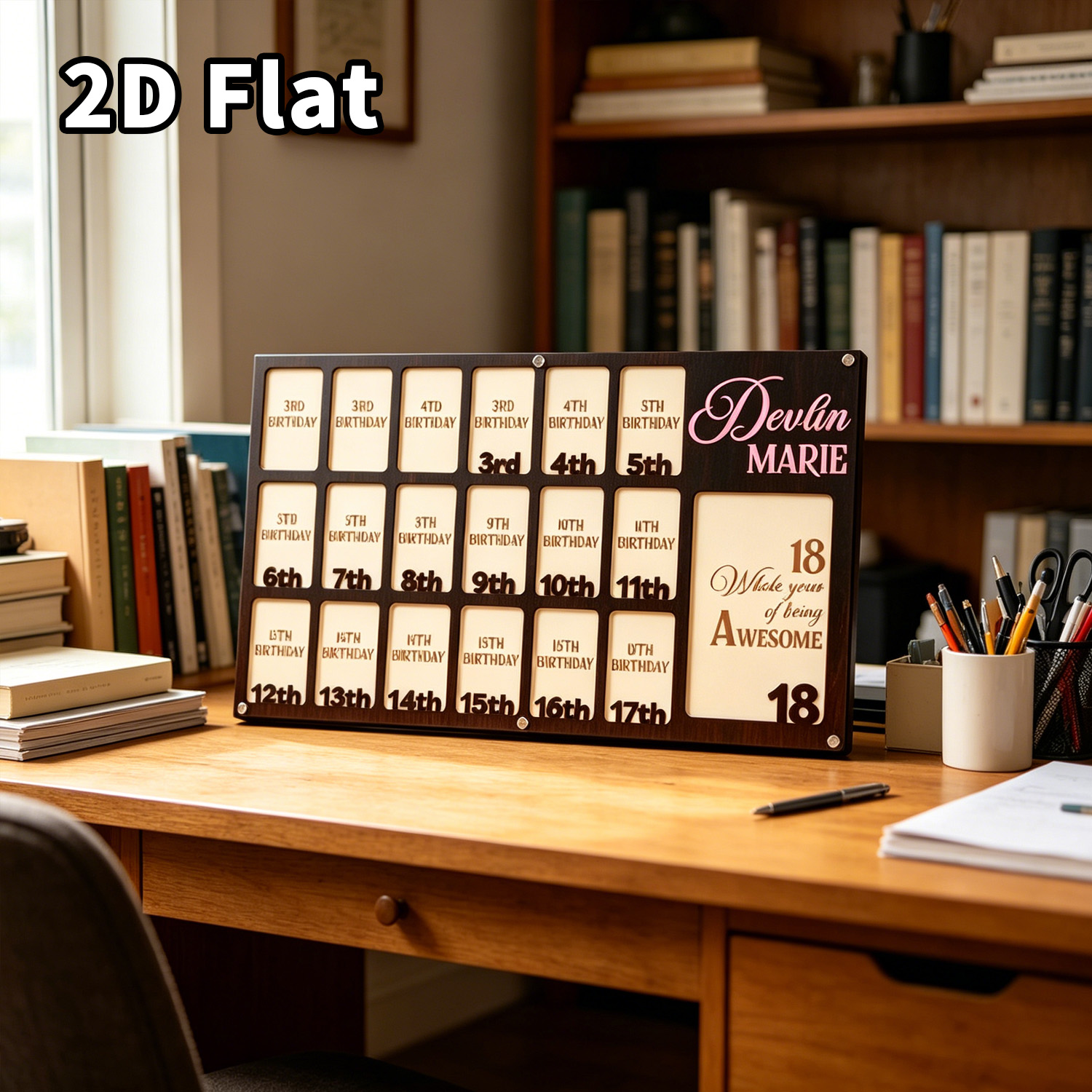 1Pc Custom Grade Photo Frame W - Baby Nursery Office 评论和价格