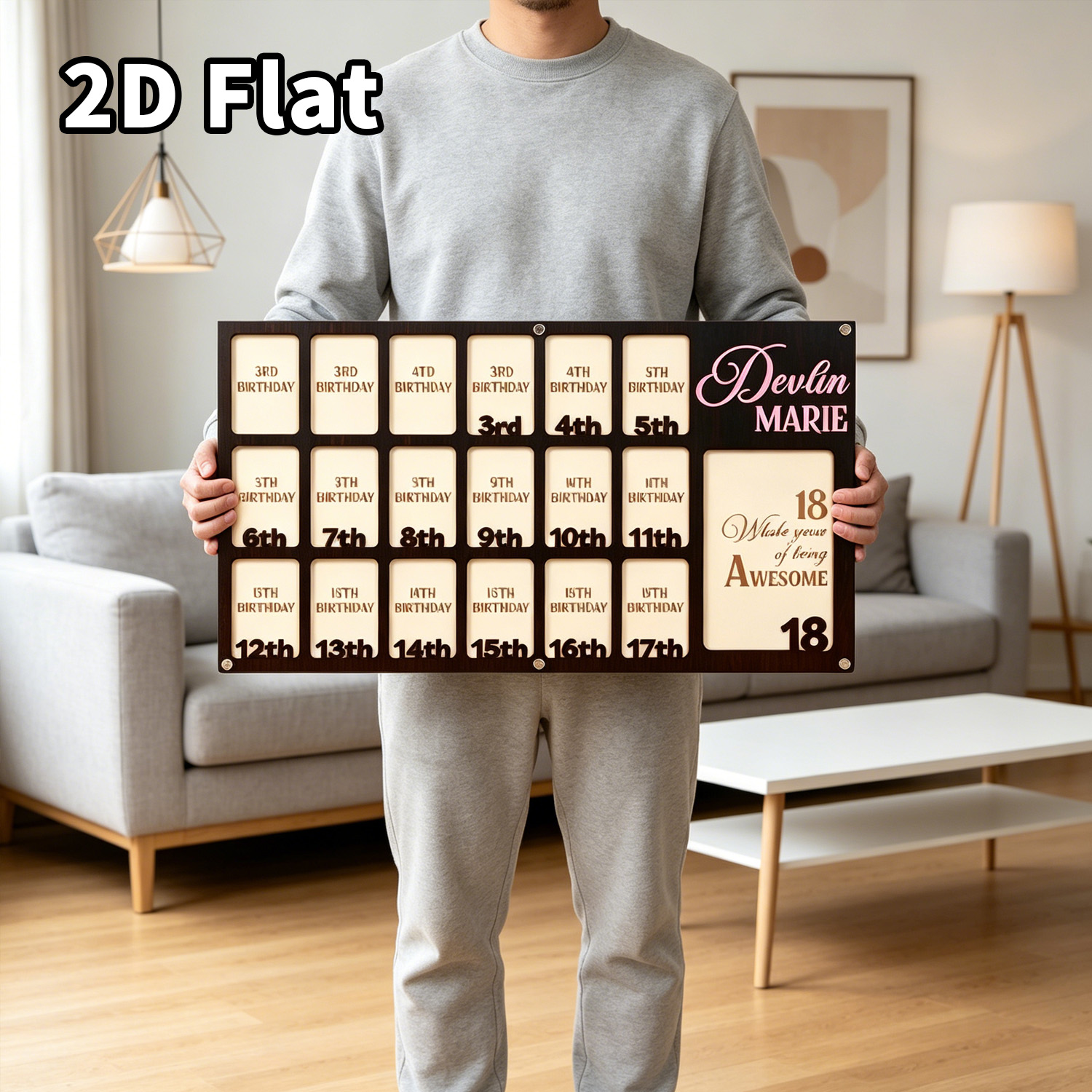 1Pc Custom Grade Photo Frame W - Baby Nursery Office 评论和价格