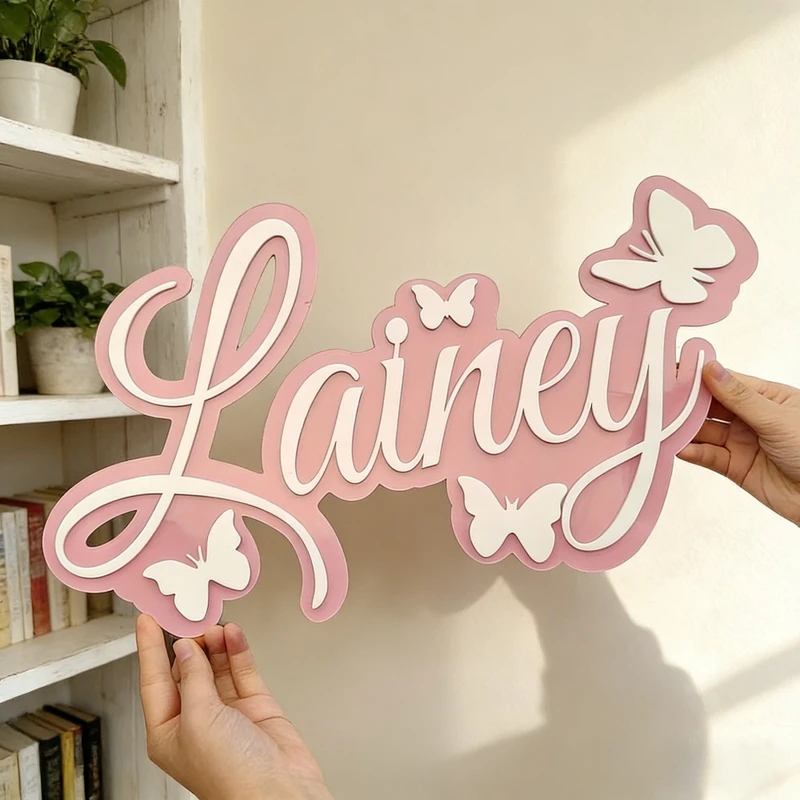 Personalized Baby Name Plaque, - Baby Nursery Wall Decor 评论和价格