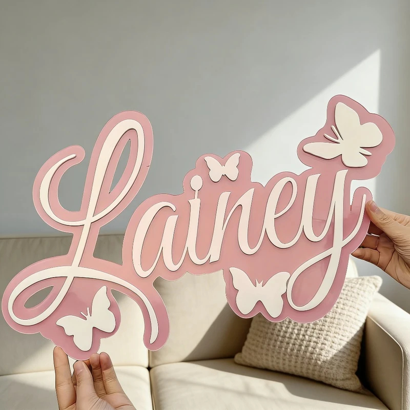 Personalized Baby Name Plaque, - Baby Nursery Wall Decor 评论和价格