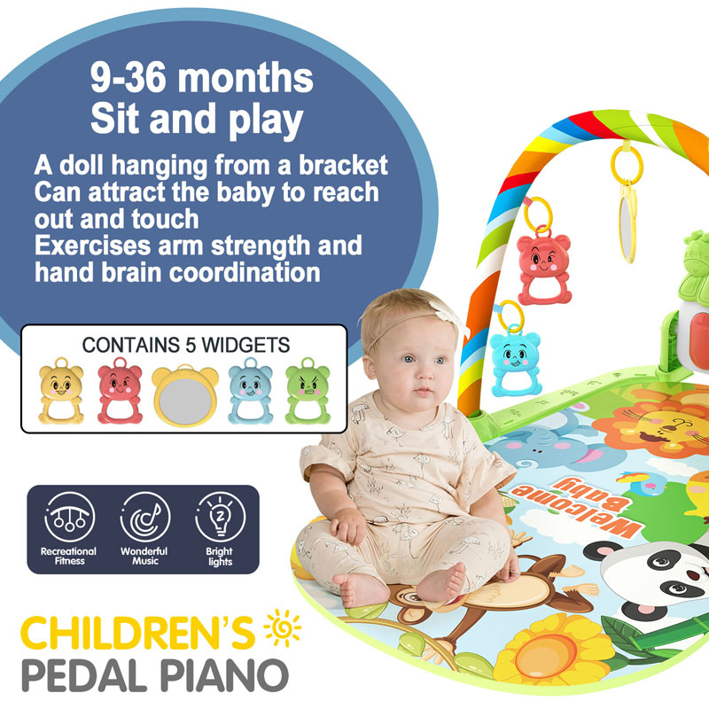 Baby Music Activity Gym Rug Pl - Baby Nursery Shelf 评论和价格