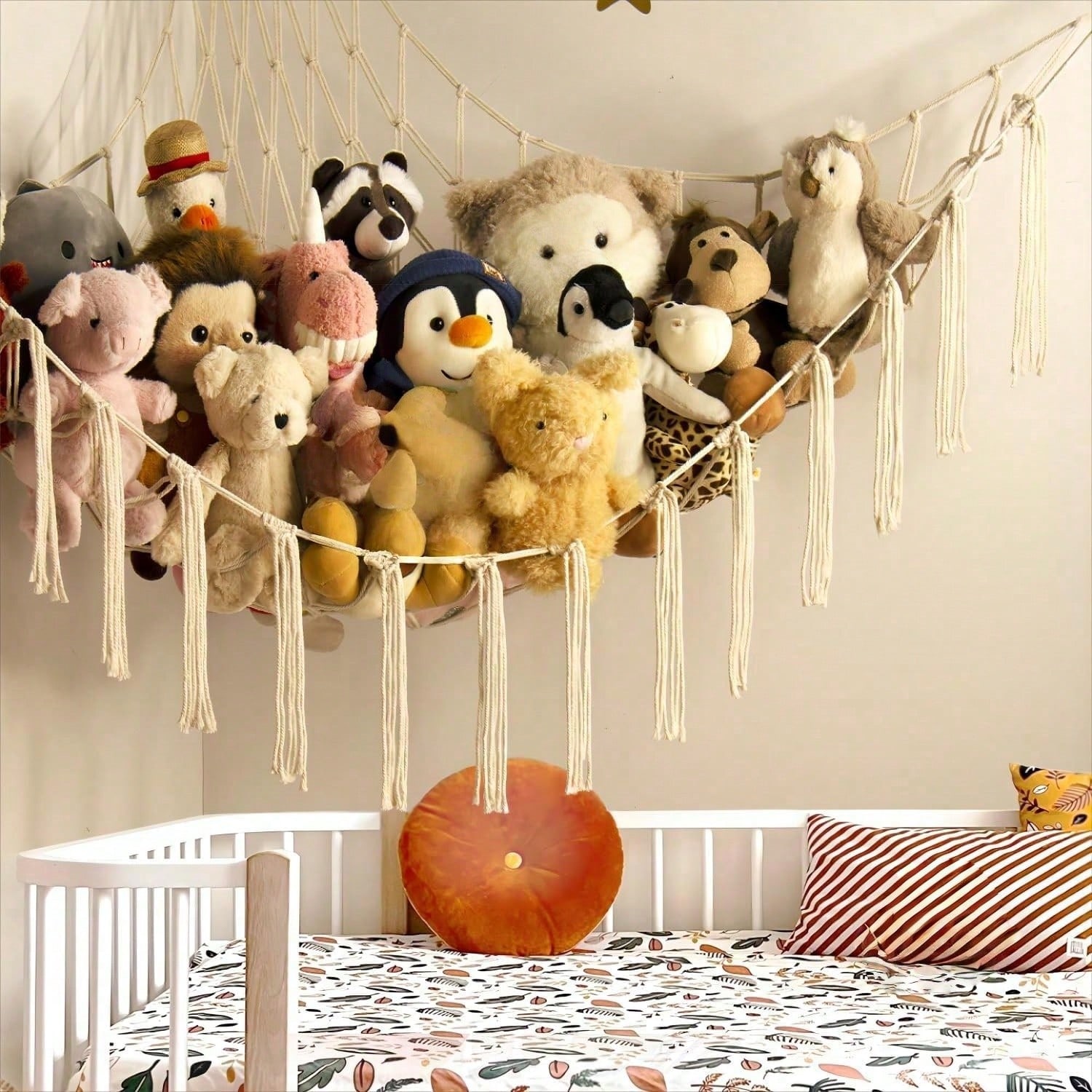 Toy Stuffed Animal Storage Ham - Baby Nursery Shelf 评论和价格