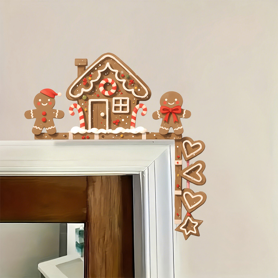 Gingerbread House & Man Christ - Wall Decal Nursery 评论和价格