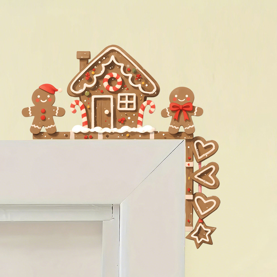 Gingerbread House & Man Christ - Wall Decal Nursery 评论和价格
