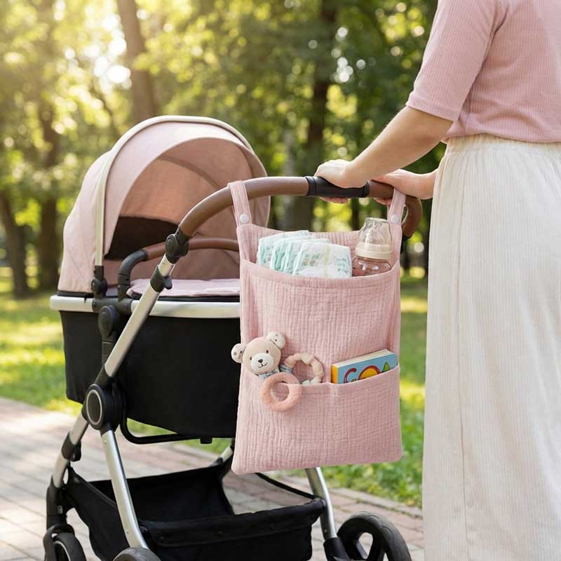 Pure Cotton Baby Stroller Hang - Baby Nursery Storage 评论和价格