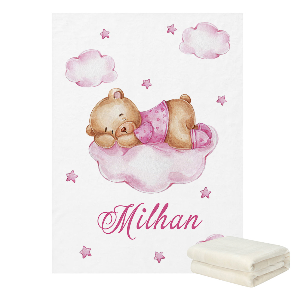 LVYZIHO Sleeping Bear Custom N - Baby Nursery Animal Prints 评论和价格