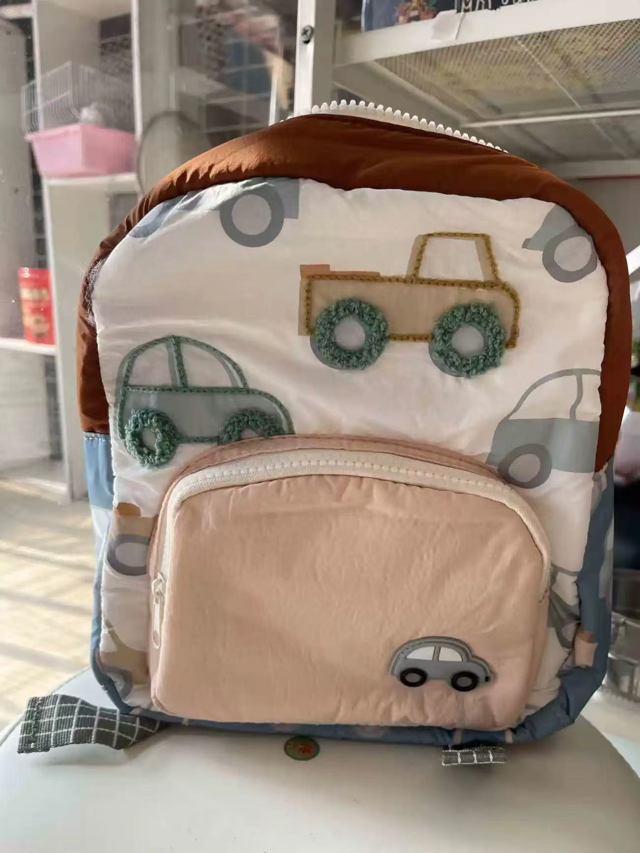 Car Embroidery Bag, Children's - Baby Nursery Backpack 评论和价格