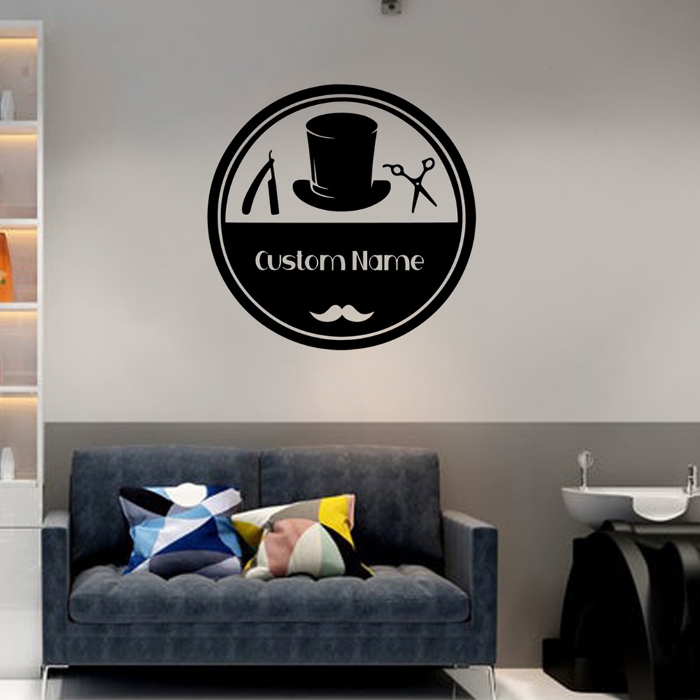 1PC Cute Hairdressing Customiz - Wall Decal Nursery 评论和价格