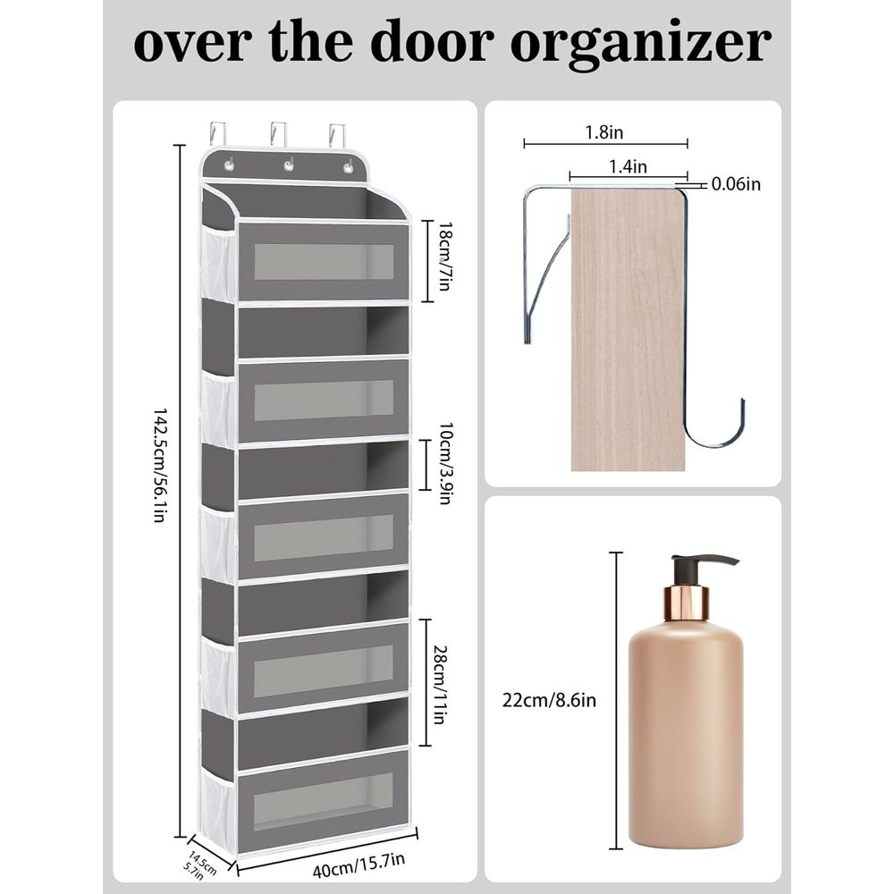 5 Shelves Closet Door Hanging  - Baby Nursery Shelves 评论和价格