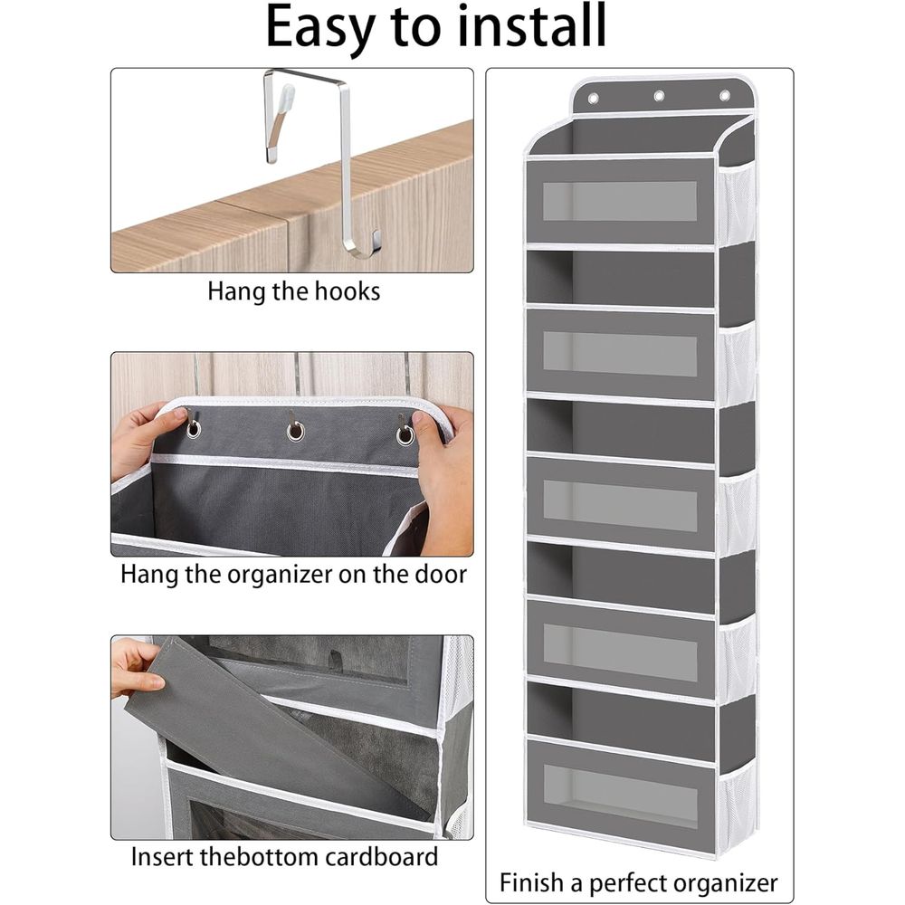 5 Shelves Closet Door Hanging  - Baby Nursery Shelves 评论和价格