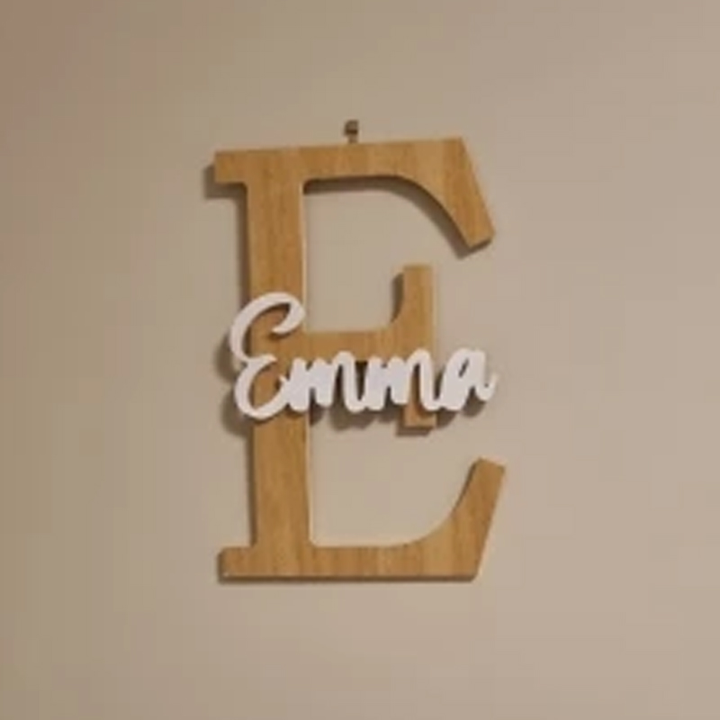 Custom Wooden Name Sign  Baby  - Baby Nursery Sign 评论和价格
