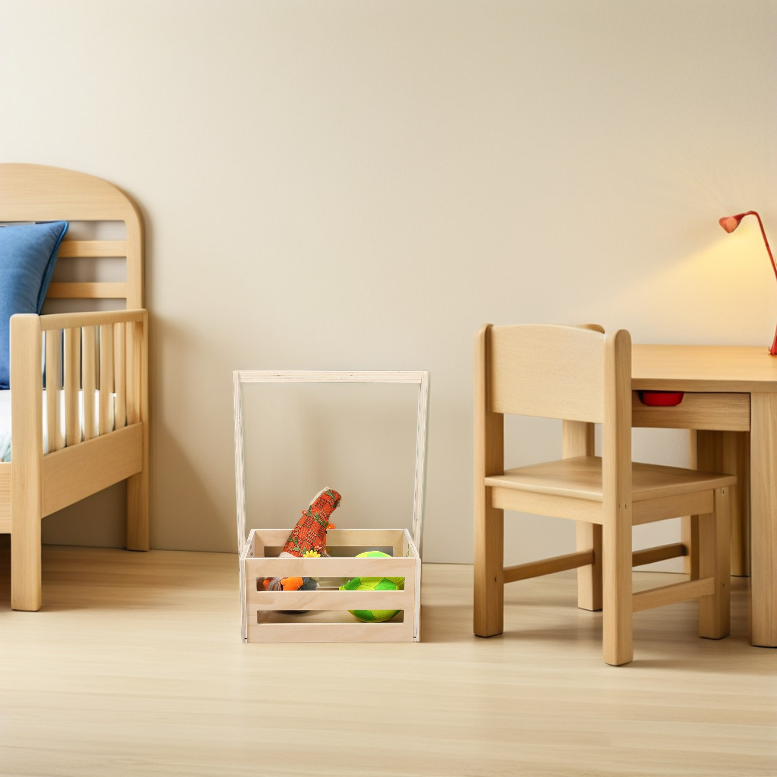 Vintage Wooden Baby Shower Sto - Baby Nursery Storage 评论和价格