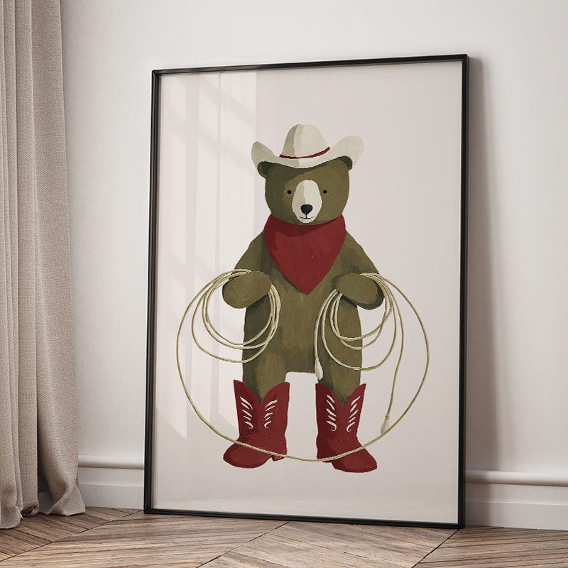 Funny Cartoon Animal Car Ballo - Baby Nursery Wall Decor 评论和价格