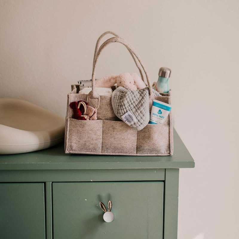 Diaper Caddy - Nursery Storage - Baby Nursery Shelf 评论和价格
