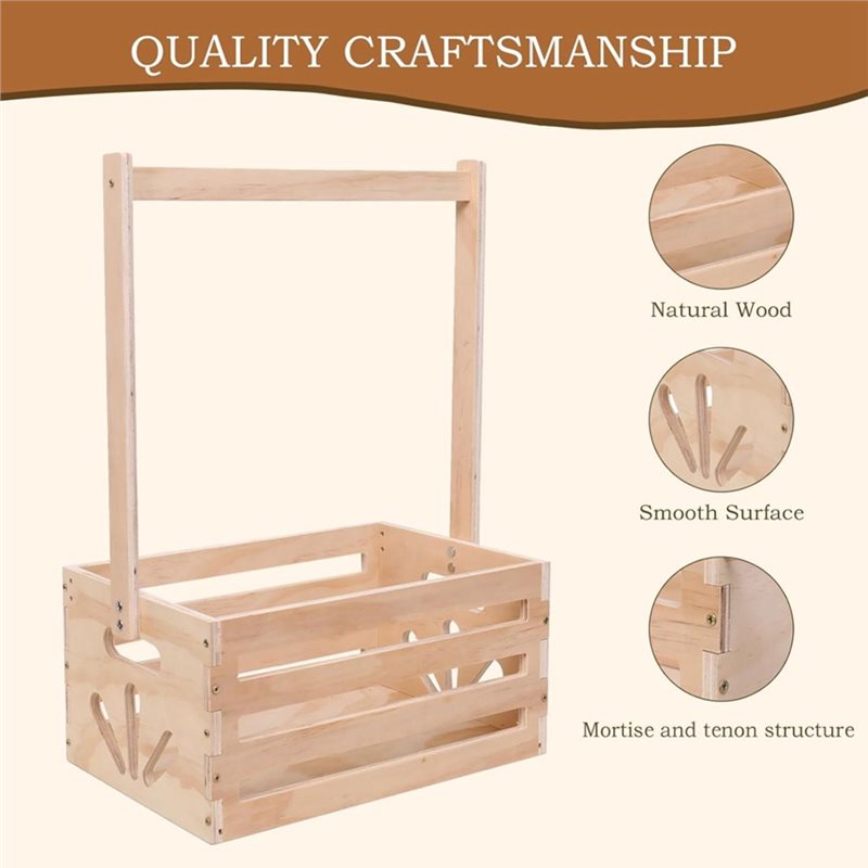 Wooden Baby Shower Gift Basket - Baby Nursery Storage 评论和价格