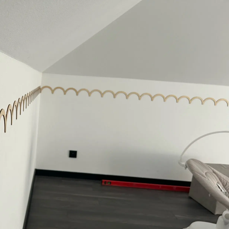 20pcs Scalloped Room Border, A - Wall Decal Nursery 评论和价格